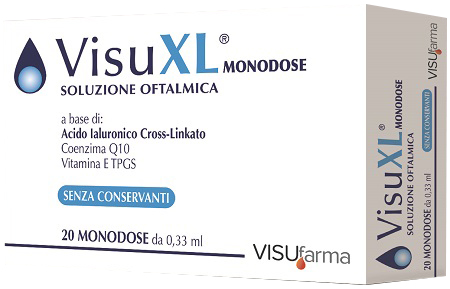 SOLUZIONE OFTALMICA VISUXL 20 CONTENITORI MONODOSE 0,33 ML - Farmacia De Pasquale