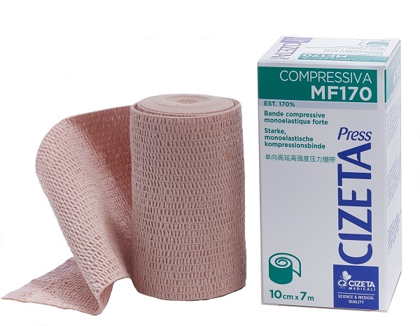 CIZETA PRESS COMPRESSIVA MF170 BENDA MONOELASTICA FORTE EST M 7X10 CM - Farmacia De Pasquale