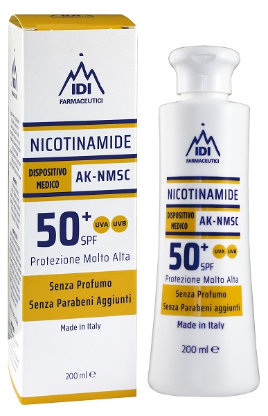 NICOTINAMIDE AK-NMSC 50+SPF PROTEZIONE MOLTO ALTA 200 ML - Farmacia De Pasquale