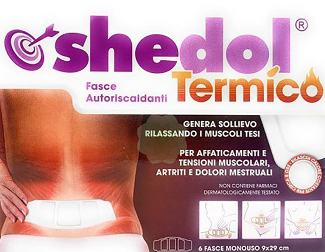 CEROTTO AUTORISCALDANTE SHEDOL TERMICO 6 PEZZI - Farmacia De Pasquale