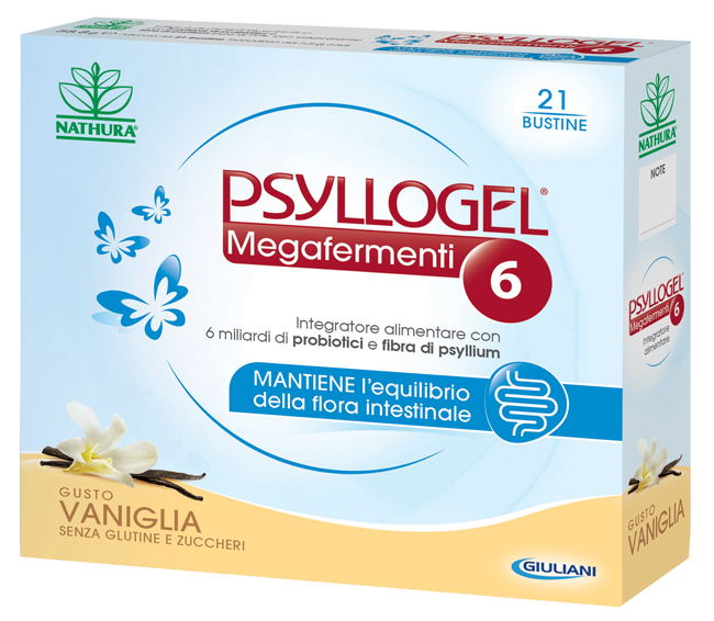 PSYLLOGEL MEGAFERMENTI 6 VANIGLIA 21 BUSTINE - Farmacia De Pasquale