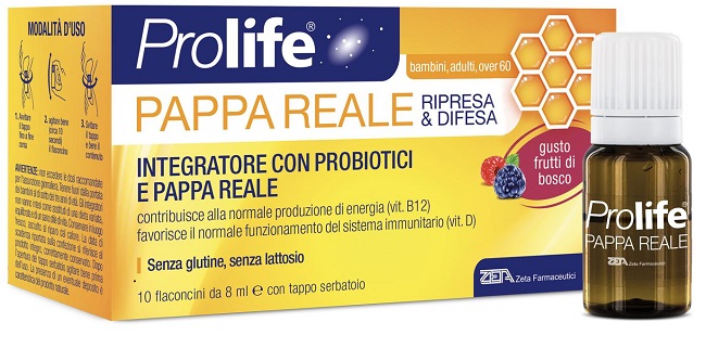 PROLIFE PAPPA REALE 10 FLACONI DA 8 ML - Farmacia De Pasquale