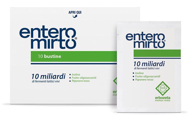ENTERO MIRTO 10 BUSTINE - Farmacia De Pasquale