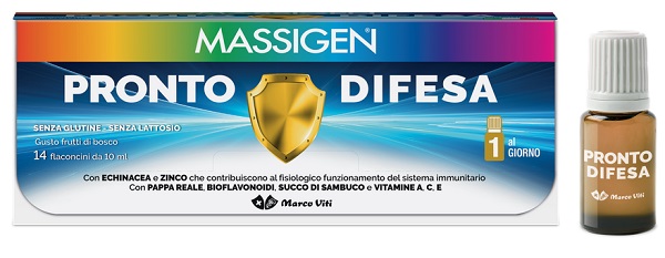 MASSIGEN PRONTO DIFESA 14 FLACONI X 10 ML - Farmacia De Pasquale