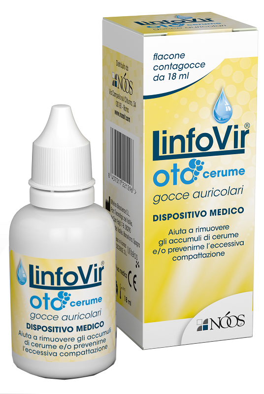 LINFOVIR OTO CERUME GOCCE AURICOLARI 18 ML - Farmacia De Pasquale