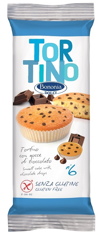 BONONIA DOLCI TORTINO CON GOCCE DI CIOCCOLATO 6 PEZZI DA 42 G - Farmacia De Pasquale