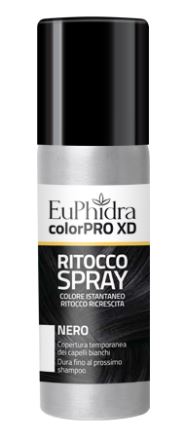 EUPHIDRA COLORPRO XD TINTURA RITOCCO SPRAY CAPELLI NERO 75 ML - Farmacia De Pasquale