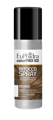 EUPHIDRA COLORPRO XD TINTURA RITOCCO SPRAY CAPELLI BIONDO 75 ML - Farmacia De Pasquale