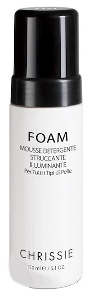 CHRISSIE FOAM MOUSSE DETERGENTE STRUCCANTE ILLUMINANTE TUTTI TIPI DI PELLE 150 ML - Farmacia De Pasquale