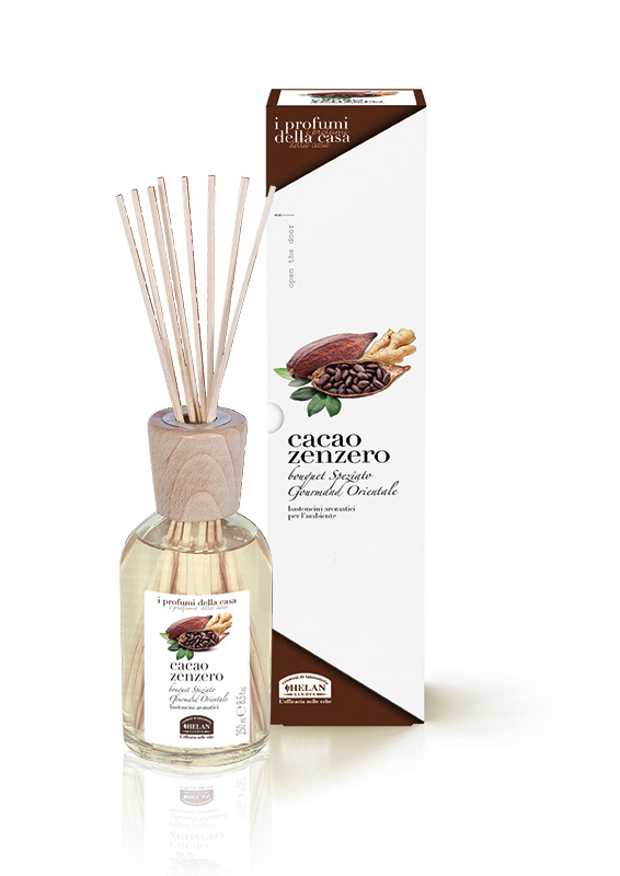 I PROFUMI DELLA CASA CACAO ZENZERO-BASTONCINI AROMATICI 100 ML - Farmacia De Pasquale