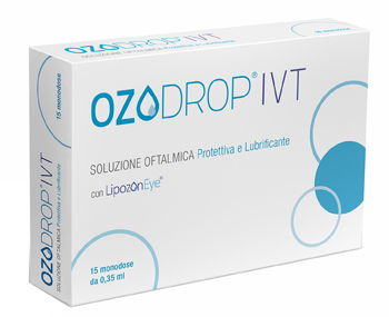 OZODROP IVT SOLUZIONE OFTALMICA BASE DI OLIO OZONIZZATO IN FOSFOLIPIDI 15 FLACONCINI MONODOSE DA 0,35 ML - Farmacia De Pasquale