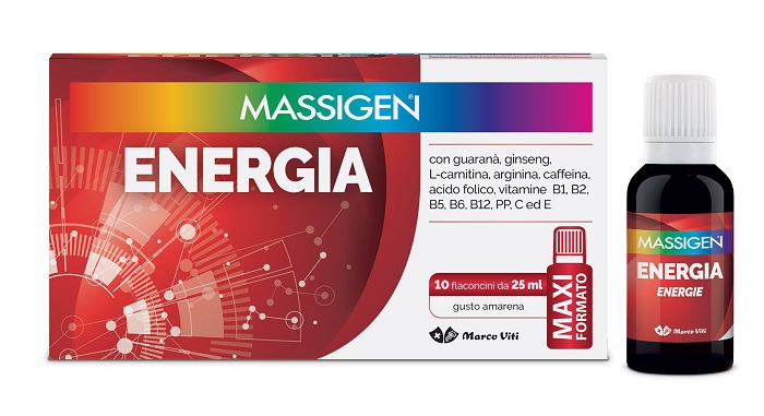 MASSIGEN ENERGIA 10 FLACONI DA 25 ML - Farmacia De Pasquale