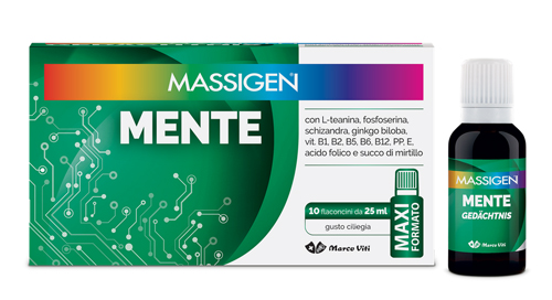 MASSIGEN MENTE 10 FLACONI DA 25 ML - Farmacia De Pasquale