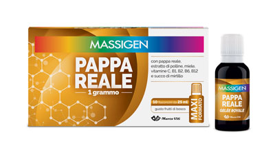 MASSIGEN PAPPA REALE 10 FLACONI DA 25 ML - Farmacia De Pasquale