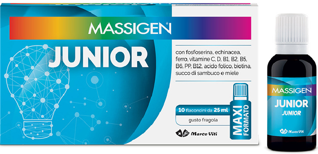 MASSIGEN JUNIOR 10 FLACONI DA 25 ML - Farmacia De Pasquale