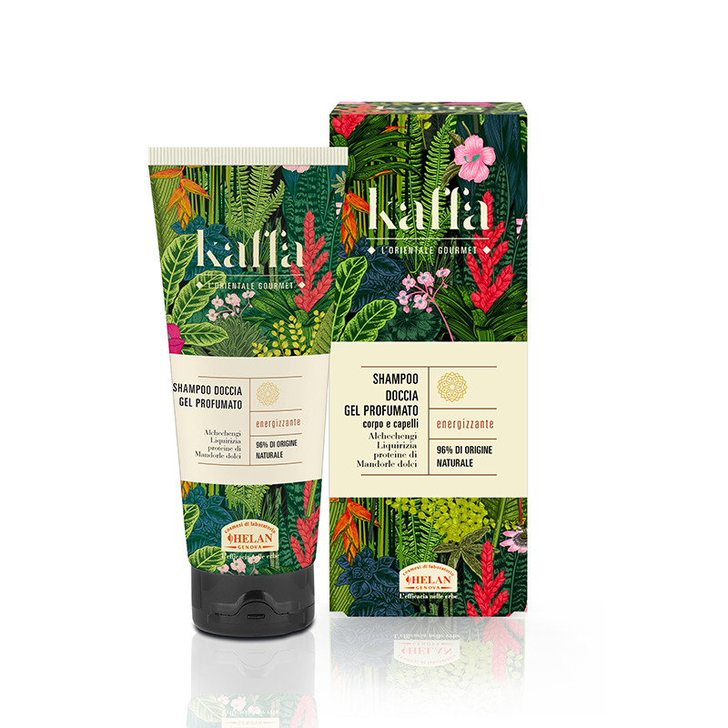 HELAN KAFFA SHAMPOO DOCCIA GEL PROFUMATO 200 ML - Farmacia De Pasquale