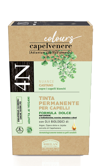 CAPELVENERE COLOURS TINTA CAPELLI 4N CASTANO - Farmacia De Pasquale