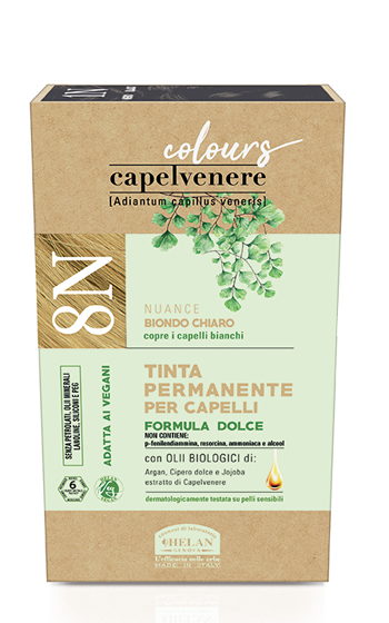 CAPELVENERE COLOURS TINTA CAPELLI 8N BIONDO CHIARO - Farmacia De Pasquale