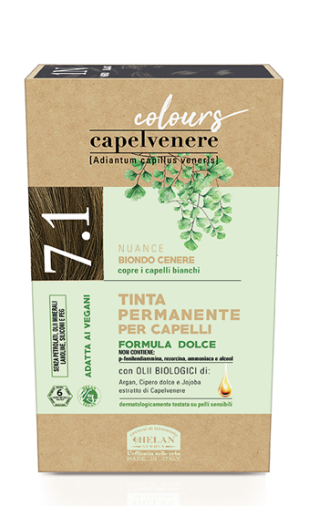 CAPELVENERE COLOURS TINTA CAPELLI 7,1N BIONDO CENERE - Farmacia De Pasquale