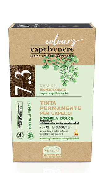 CAPELVENERE COLOURS TINTA CAPELLI 7,3N BIONDO DORATO - Farmacia De Pasquale