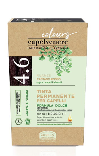 CAPELVENERE COLOURS TINTA CAPELLI 4,6N CASTANO ROSSO - Farmacia De Pasquale