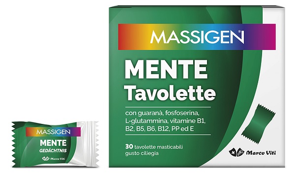 MASSIGEN MENTE 30 TAVOLETTE MASTICABILI - Farmacia De Pasquale