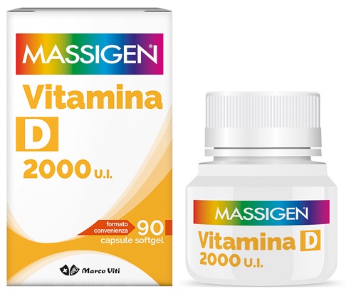 MASSIGEN VITAMINA D 2000 UI 90 CAPSULE SOFTGEL - Farmacia De Pasquale