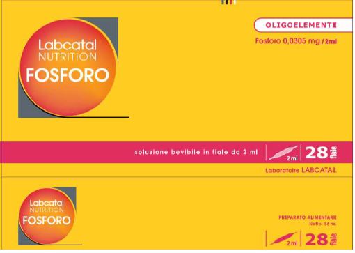 LABCATAL NUTRITION FOSFORO 28 FIALE X 2 ML - Farmacia De Pasquale