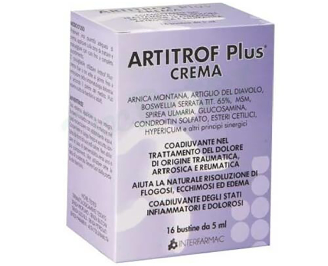 ARTITROF PLUS CREMA 16 BUSTINE DA 5 ML - Farmacia De Pasquale