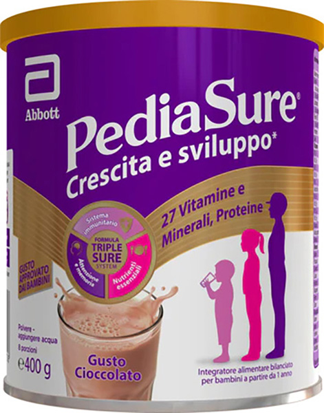 PEDIASURE CRESCITA&SVILUPPO CIOCCOLATO 850 G - Farmacia De Pasquale