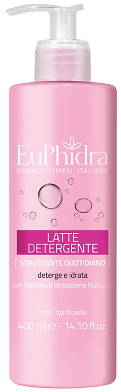 EUPHIDRA LATTE DETERGENTE STRUCCANTE QUOTIDIANO 400 ML - Farmacia De Pasquale