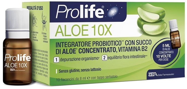 PROLIFE ALOE 10 FLACONI X 8 ML - Farmacia De Pasquale