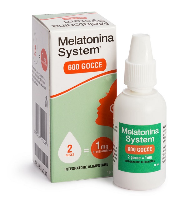 MELATONINA SYSTEM 600 GOCCE 18 ML - Farmacia De Pasquale
