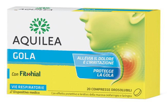 AQUILEA GOLA 20 COMPRESSE OROSOLUBILI - Farmacia De Pasquale