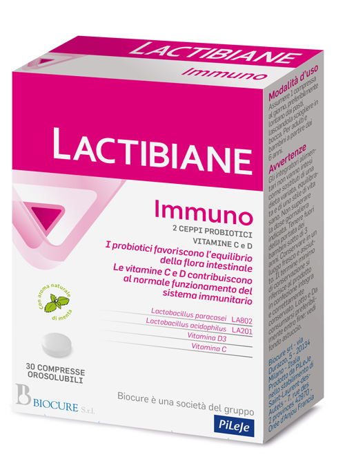 LACTIBIANE IMMUNO 30 COMPRESSE - Farmacia De Pasquale
