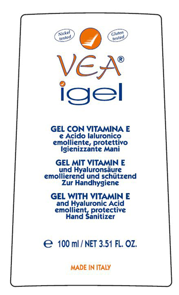 VEA IGEL GEL MANI IGIENIZZANTE VITAMINA E ACIDO IALURONICO 100 ML - Farmacia De Pasquale