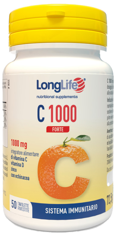 LONGLIFE C 1000 FORTE 50 TAVOLETTE - Farmacia De Pasquale