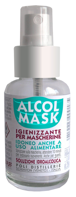 ALCOL MASK 50 ML IGIENIZZANTE MASCHERINE - Farmacia De Pasquale