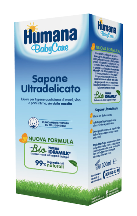 HUMANA BABY CARE SAPONE LIQUIDO 300 ML - Farmacia De Pasquale