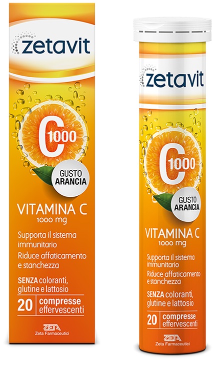 ZETAVIT C1000 20 COMPRESSE EFFERVESCENTI - Farmacia De Pasquale