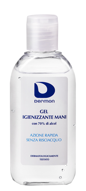 DERMON GEL IGIENIZZANTE MANI 100 ML 70% ALCOOL - Farmacia De Pasquale