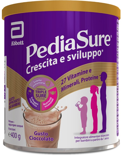 PEDIASURE CRESCITA&SVILUPPO CIOCCOLATO 400 G - Farmacia De Pasquale