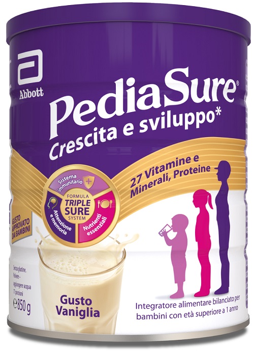 PEDIASURE CRESCITA&SVILUPPO VANIGLIA 850 G - Farmacia De Pasquale
