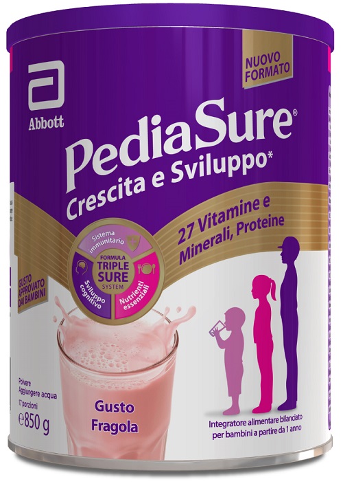 PEDIASURE CRESCITA&SVILUPPO FRAGOLA 850 G - Farmacia De Pasquale