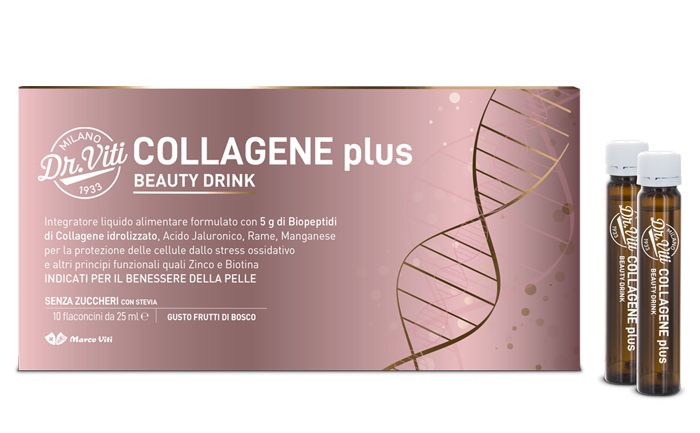 DR VITI COLLAGENE BEAUTY DRINK PLUS 250 ML - Farmacia De Pasquale