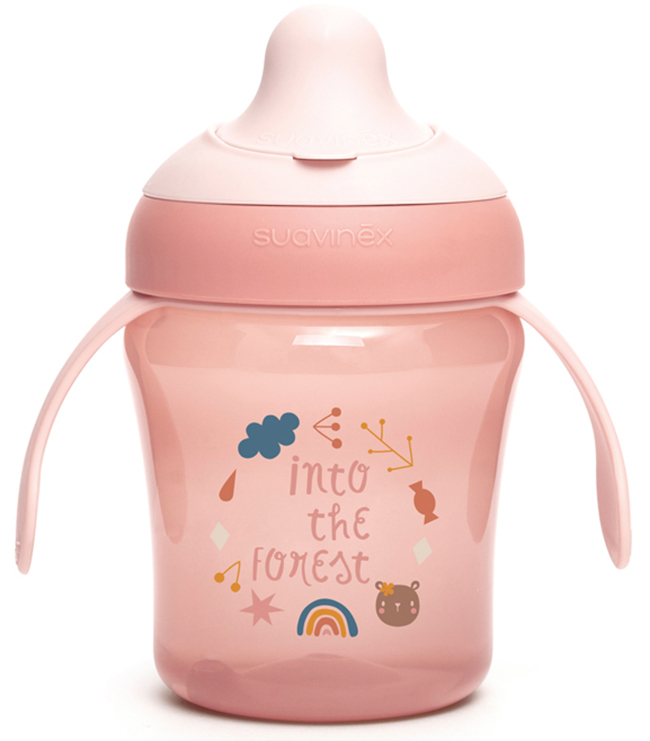 SUAVINEX INTOTHEFOREST TAZZA ANTIGOCCIA +6 MESI ROSA - Farmacia De Pasquale