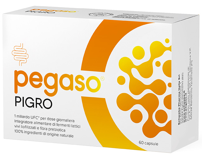 PEGASO PIGRO 60 CAPSULE DA 135 MG SENZA GLUTINE NATURALMENTE PRIVO DI LATTOSIO - Farmacia De Pasquale