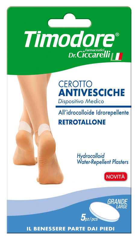 TIMODORE CEROTTO ANTIVESCICHE RETROTALLONE 5 PEZZI - Farmacia De Pasquale