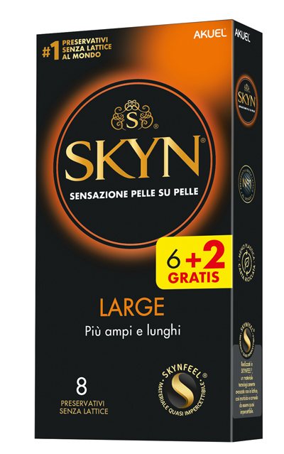 AKUEL SKYN LARGE PIU AMPI/LUNGHI 6 PEZZI + 2 OMAGGIO - Farmacia De Pasquale