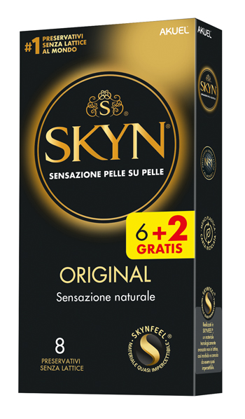 AKUEL SKYN ORIGINAL SENSAZIONE NATURALE 6 PEZZI + 2 OMAGGIO - Farmacia De Pasquale